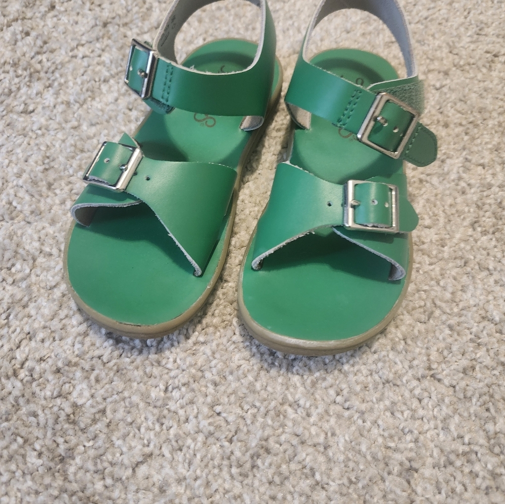 Green Kids Sandals